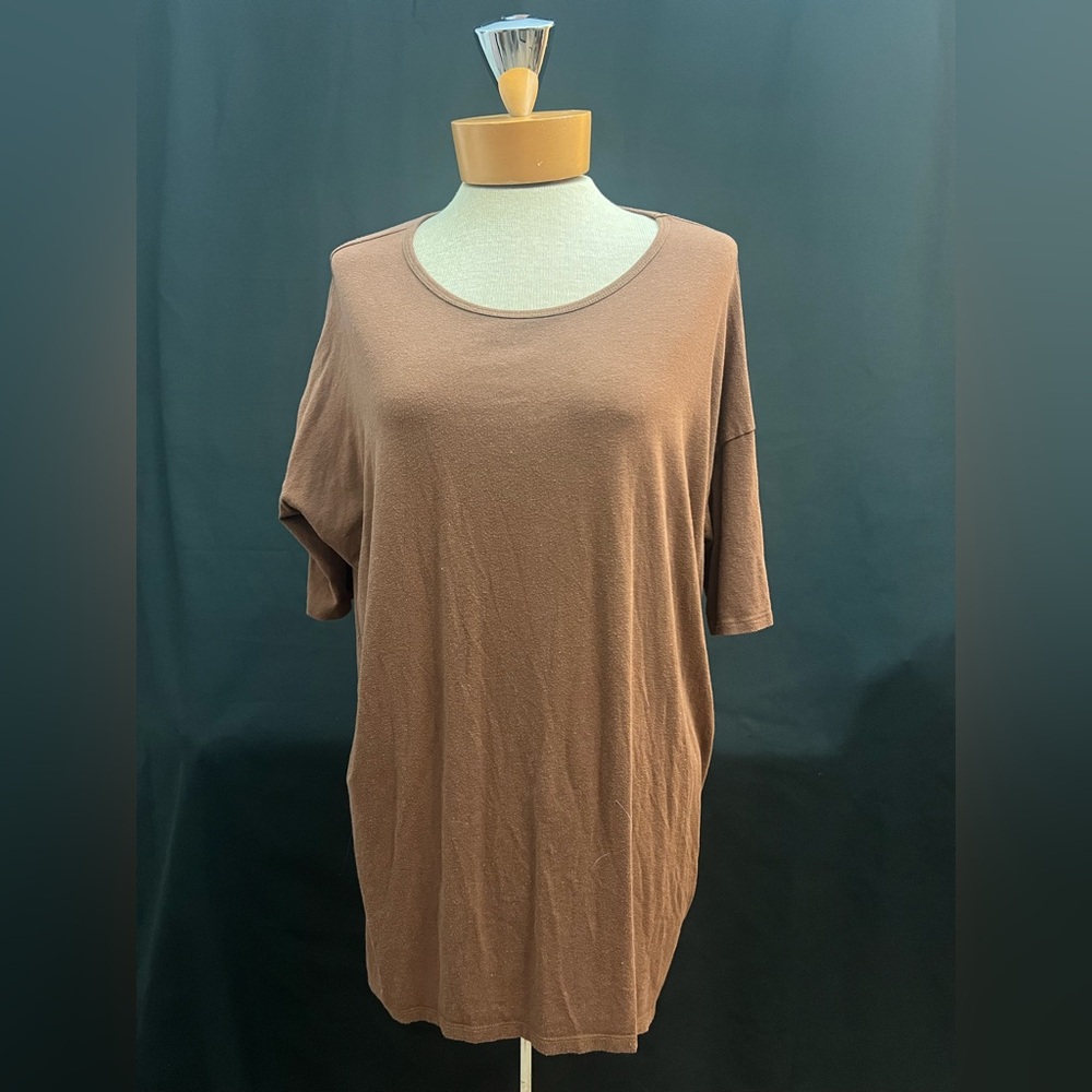 LulaRoe brown neutral batwing tunic size medium